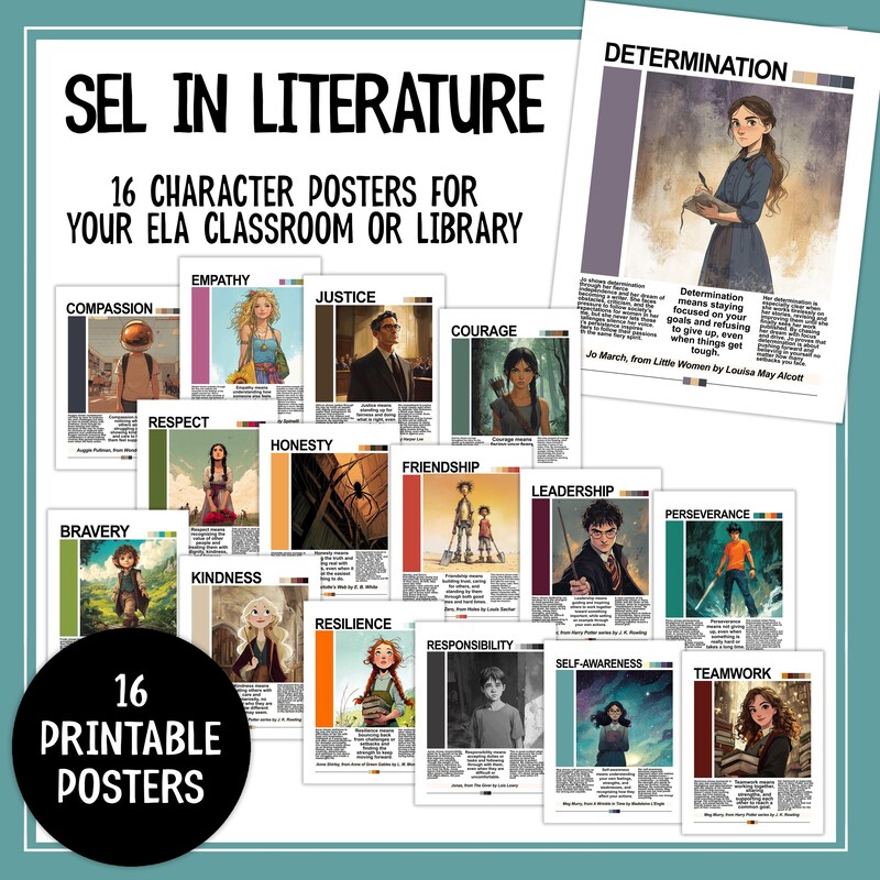 Literary Character - Etsy