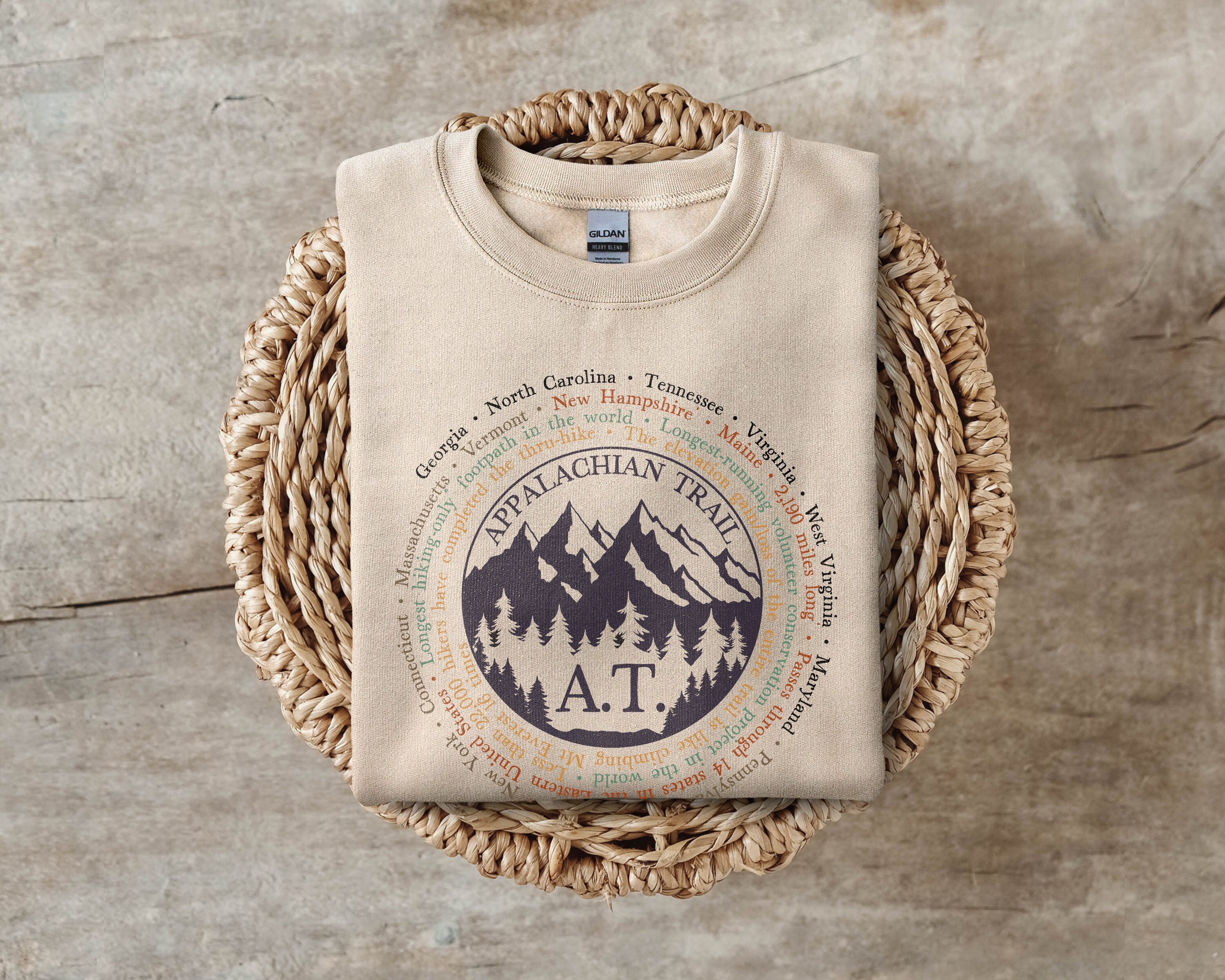 Appalachian Trail Sweatshirt AT Hiker Shirt Thru Hiker