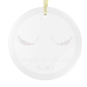 Mastectomy Gift | Mastectomy Glass Ornament | Custom Breast Cancer Survivor Christmas | Flat Closure Double Masectomy | Care Package Gifts image 6