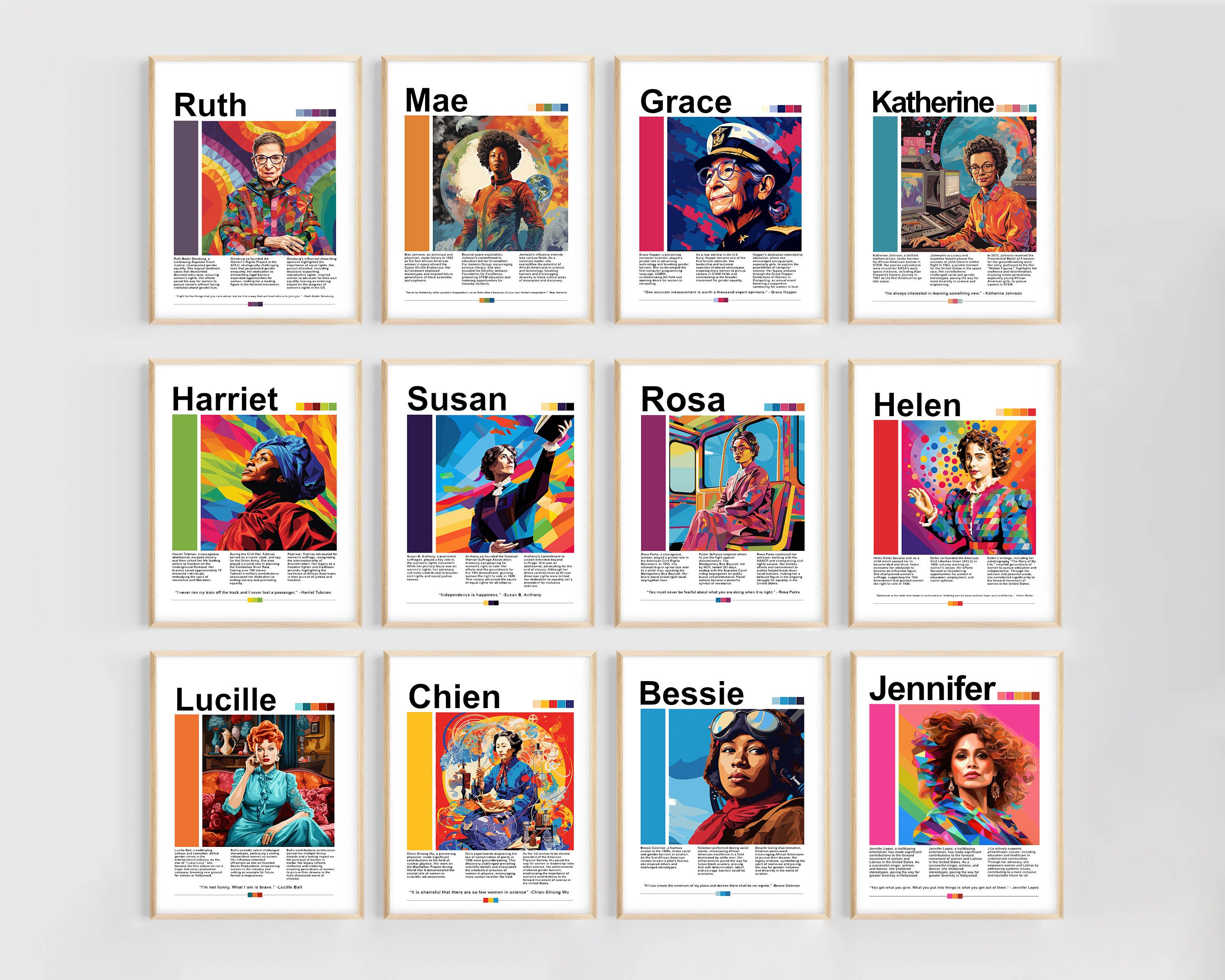 Women's History Month Bulletin Board Set Posters | International Women ...