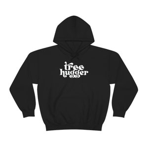 Sudadera "Amante de la Tierra" / Camiseta del Día de la Tierra / Camiseta "Ama la Tierra" para amantes de la naturaleza / Camiseta "Madre Tierra Boho" para mujer, hombre y unisex, estilo hippie / Árboles y plantas Black
