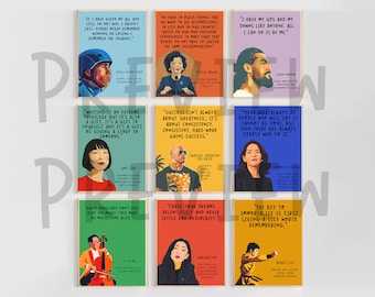 Bulletin Board Set für asiatisch-amerikanische und pazifische Inselbewohner | AAPI Poster & Zitate | AAPI Geschichtsmonat Lehrer Klassenzimmer Dekor