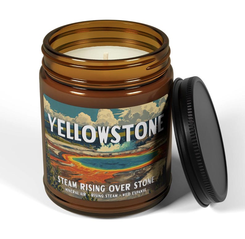 MapleAndHen Yellowstone National Park Candle - Thumbnail 5