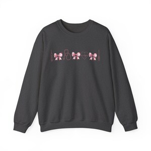 Coquette Nurse Sweatshirt | Cute RN Shirt, Pediatric, NICU, Icu, ER Graduation Gift Sweater, Nurse Practitioner, Labor Delivery, Mother Baby Dark Heather