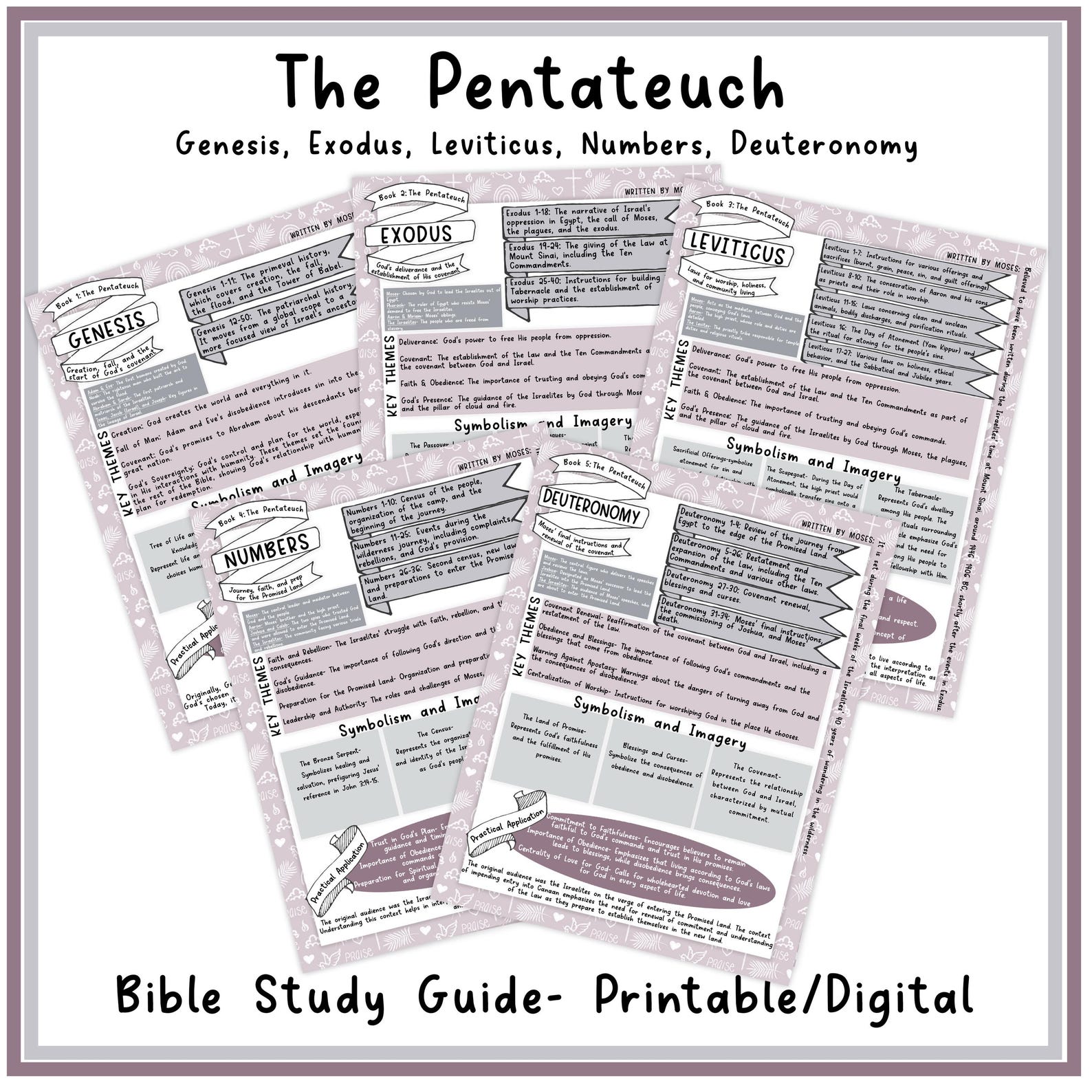 Bible Book Summary Guide | Printable Women's Bible Study Tool ...