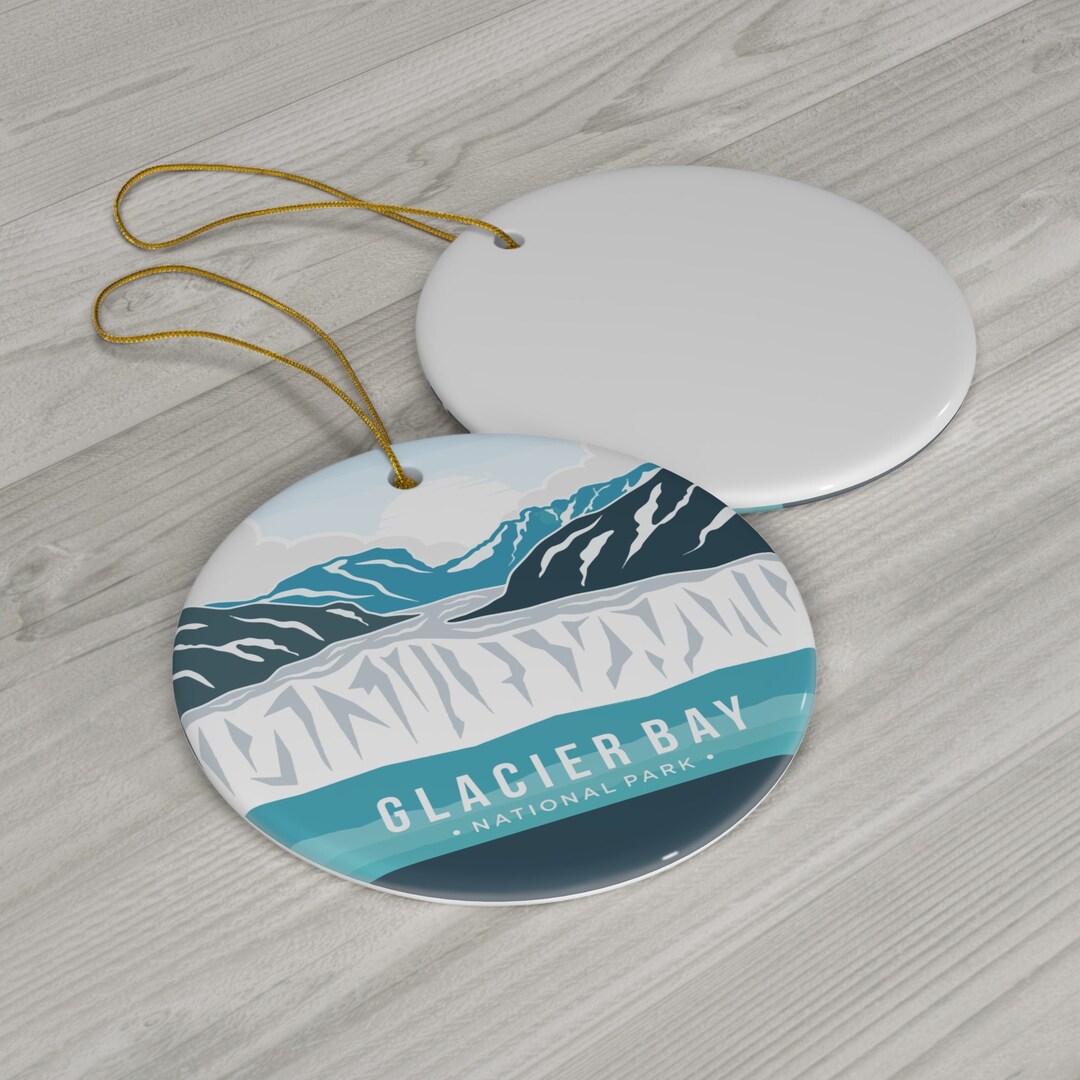Glacier Bay National Park Ornament | US National Parks Souvenir ...