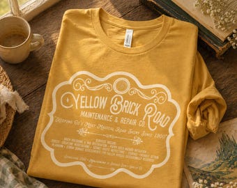 Wizard of Oz Shirt | Yellow Brick Road Tee | Literary Humor T-Shirt | Fantasy Book Lover Gift | Emerald City Wicked Witch of the West Shirt