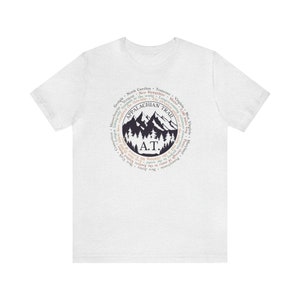 Appalachian Trail Shirt | AT Thru Hiker Shirt | Appalachian Trail Gift | Backpacking Shirt | Hiking Gift | Appalachian Trail Finisher Shirt Ash