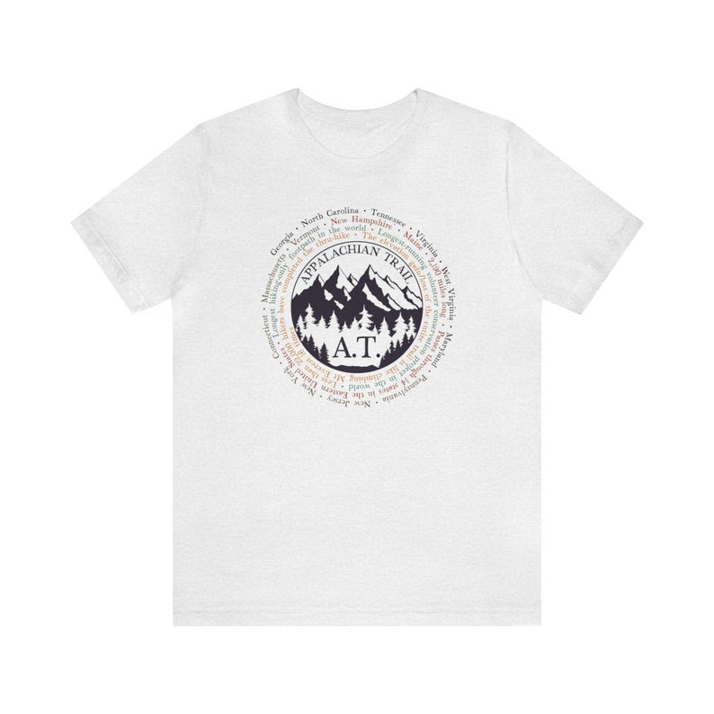 Appalachian Trail Shirt | AT Thru Hiker Shirt | Appalachian Trail Gift | Backpacking Shirt | Hiking Gift | Appalachian Trail Finisher Shirt Ash