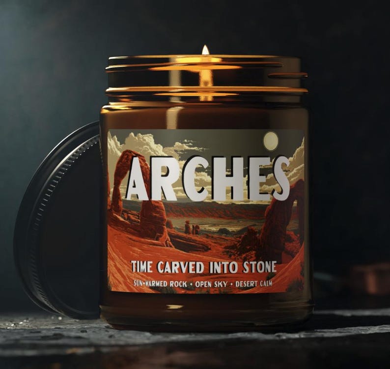 MapleAndHen Arches National Park Candle - Thumbnail 4