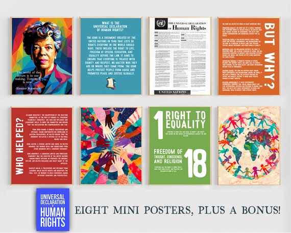 List Of Human Rights Poster