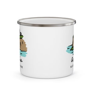 ANY of the 63 US National Parks Enamel Mug Np Park Coffee Gift Camping, Hiking, Road Trip Gifts Yellowstone Yosemite Zion Smokies image 4