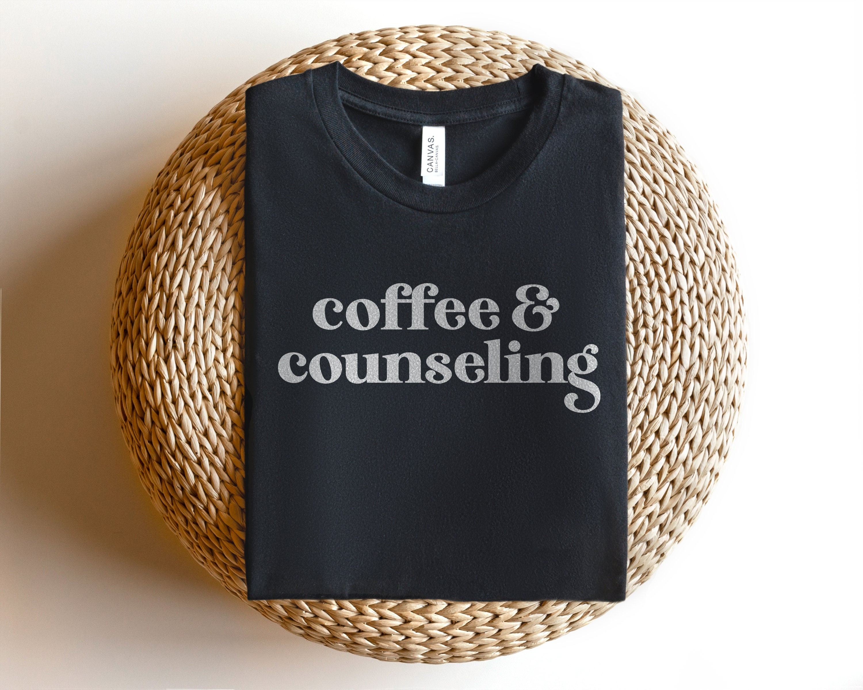 Coffee and Counseling Shirt Coffee and Counselor Tshirt photo