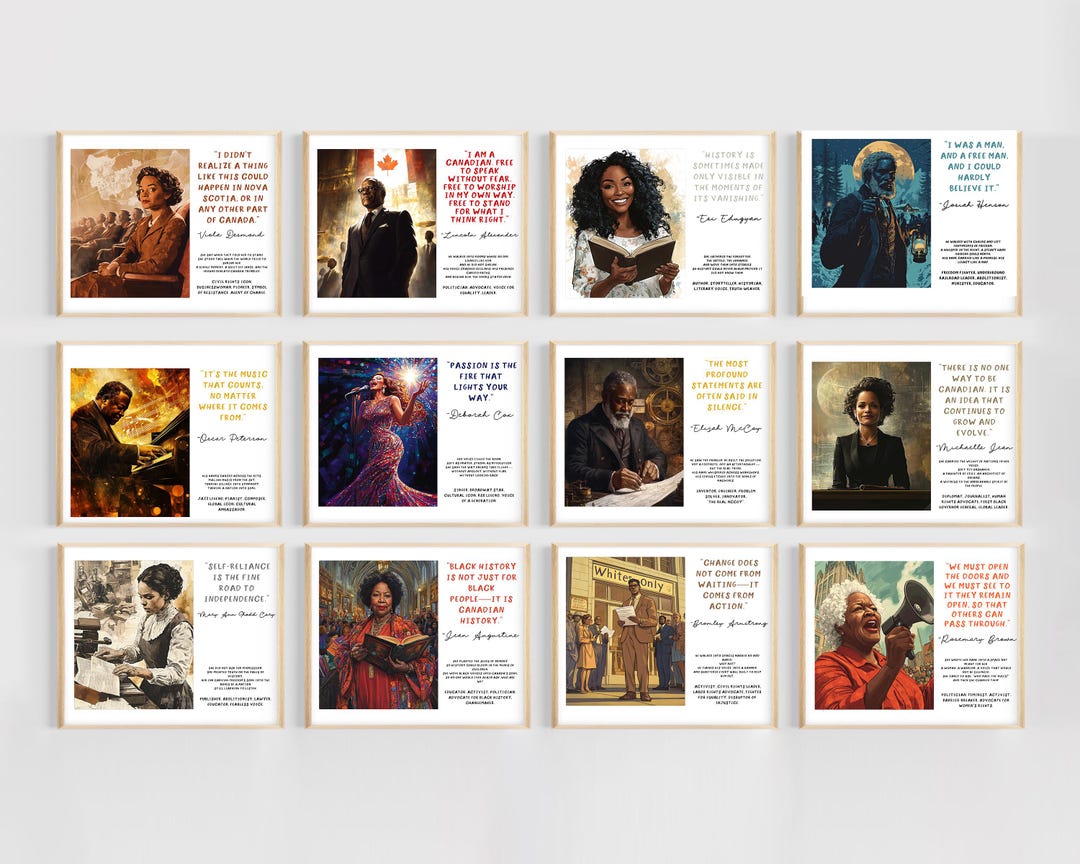 Canadian Black History Month Bulletin Board | February Inspirational ...