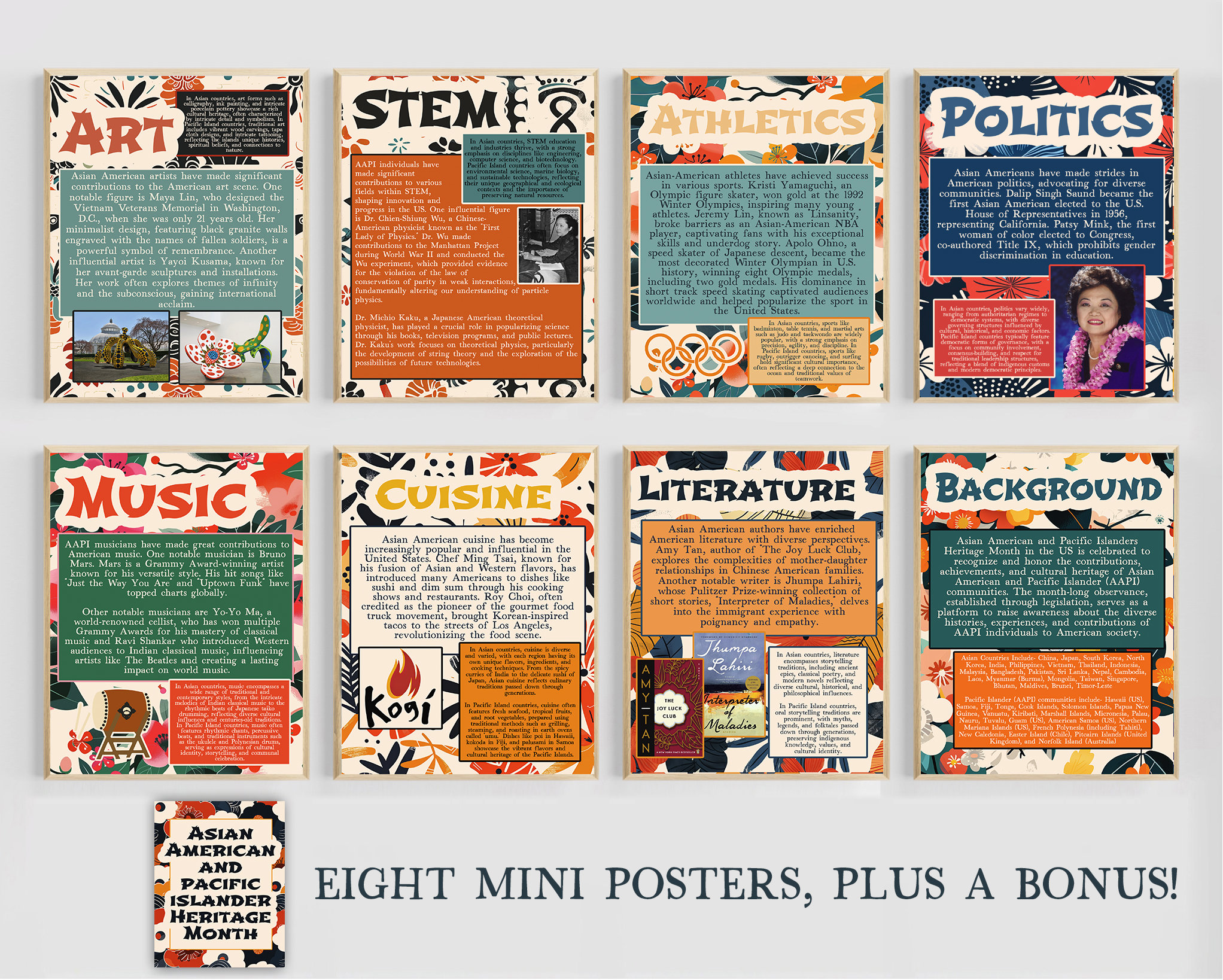 Asian American and Pacific Islander Heritage Month Bulletin Board Set ...