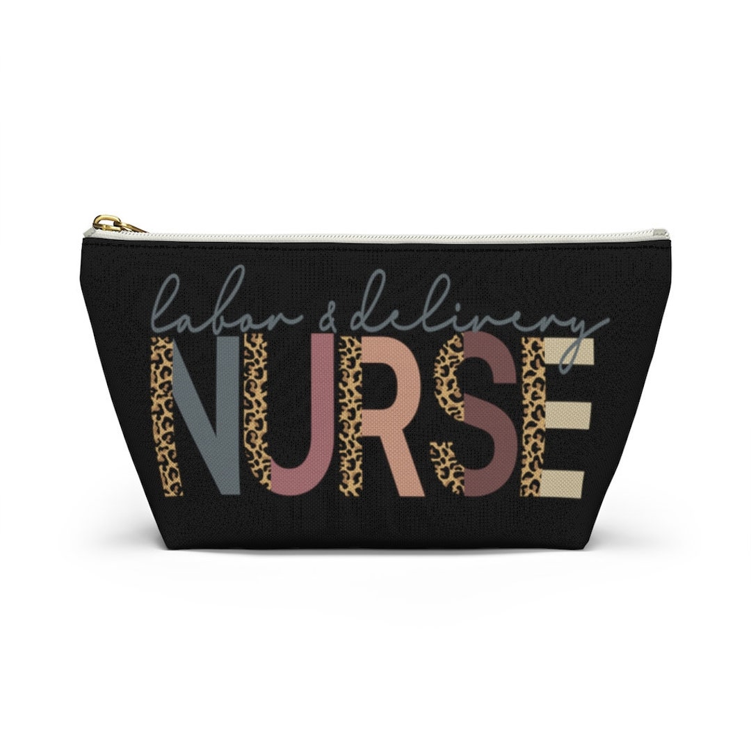 Personalized Nurse Makeup Bag, Nursing Student Pencil Pouch, Custom Nurse  Gifts