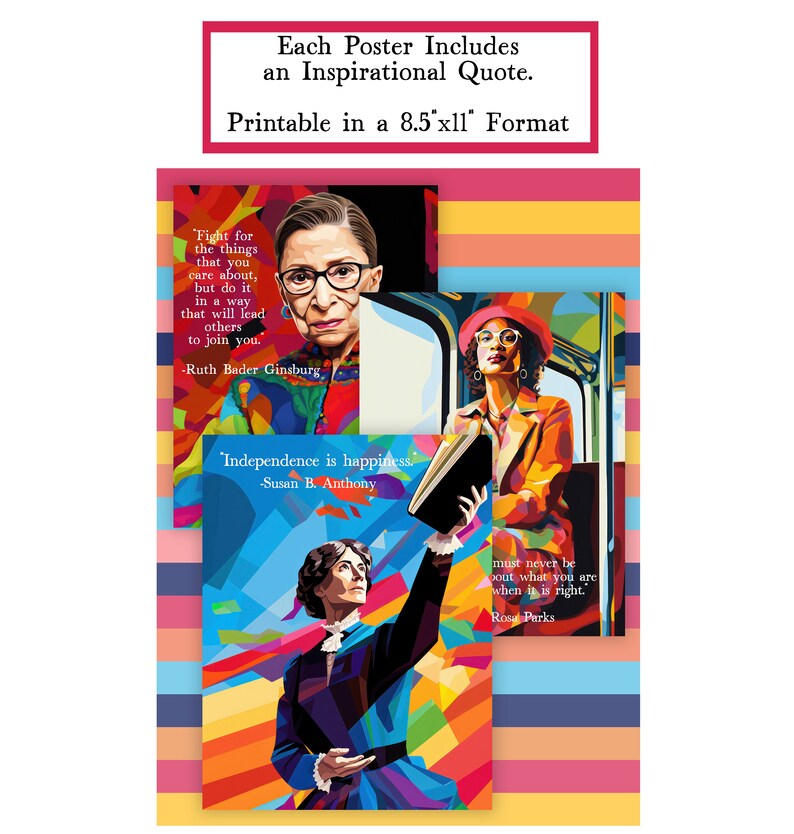 Women's History Month Bulletin Board Set Posters | International Women ...