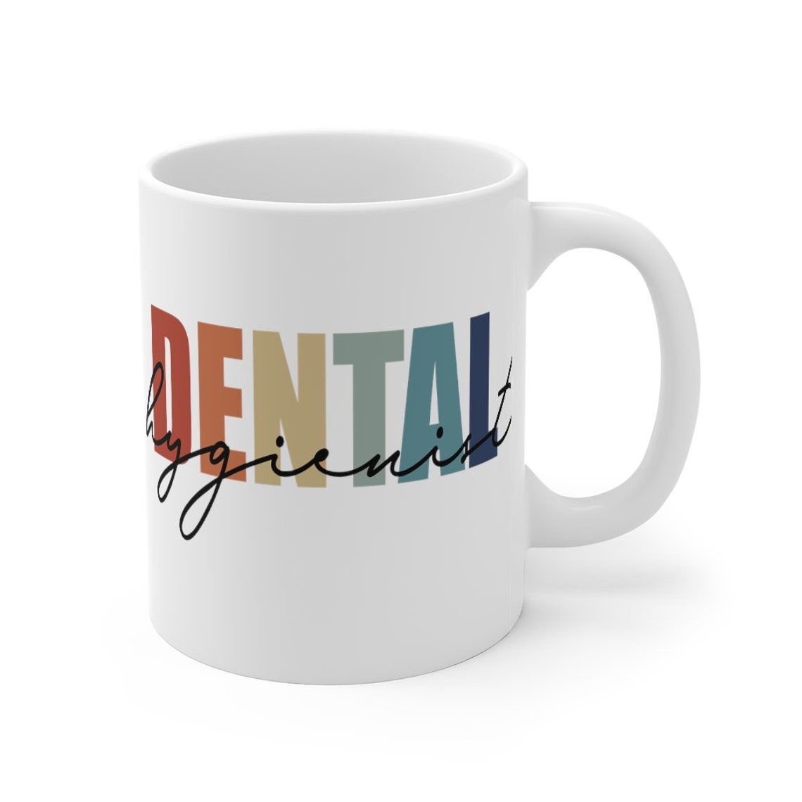 Dental Hygienist Mug Dentist Assistant Coffee Cup Teeth Etsy