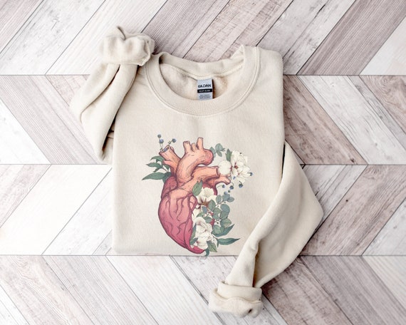 Anatomical heart hotsell sweatshirt