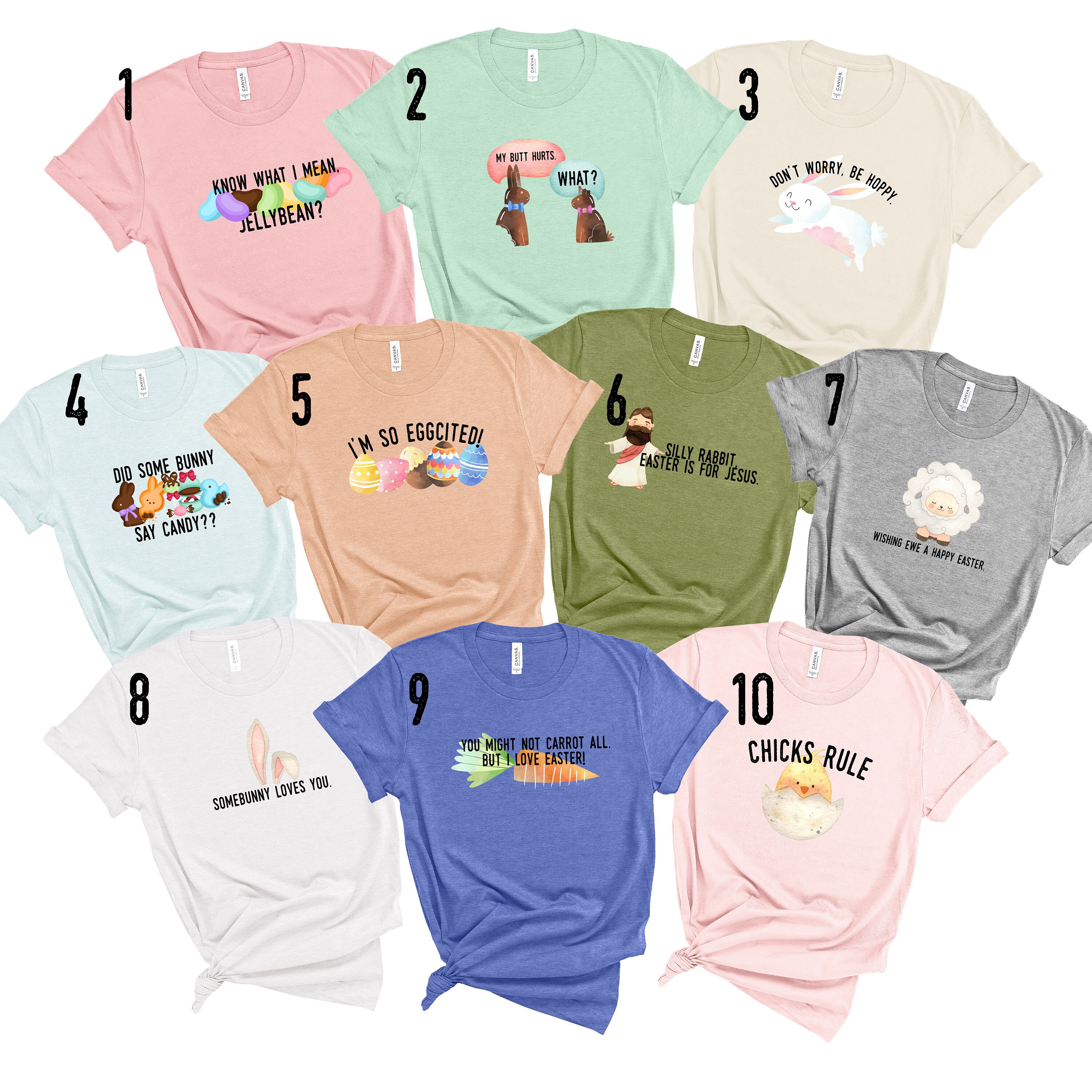 Group Easter Pun Shirts Funny Friends 