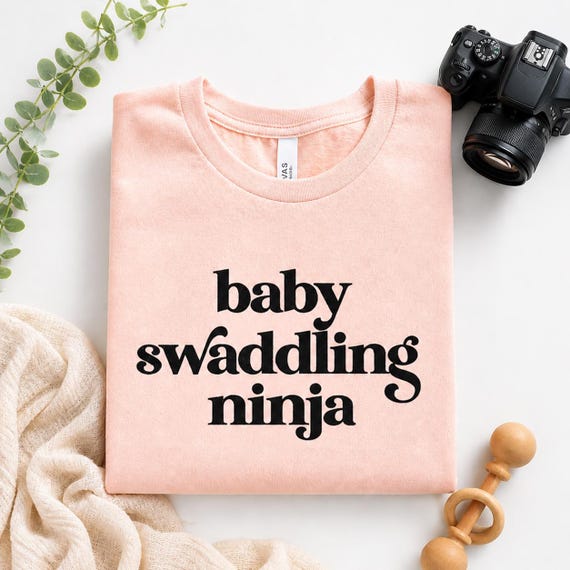 Newborn Photographer Shirt | Baby Swaddling Ninja Photography Tshirt | Newborns, I shoot babies, Baby Whisperer, Gift for Photographer, Edit