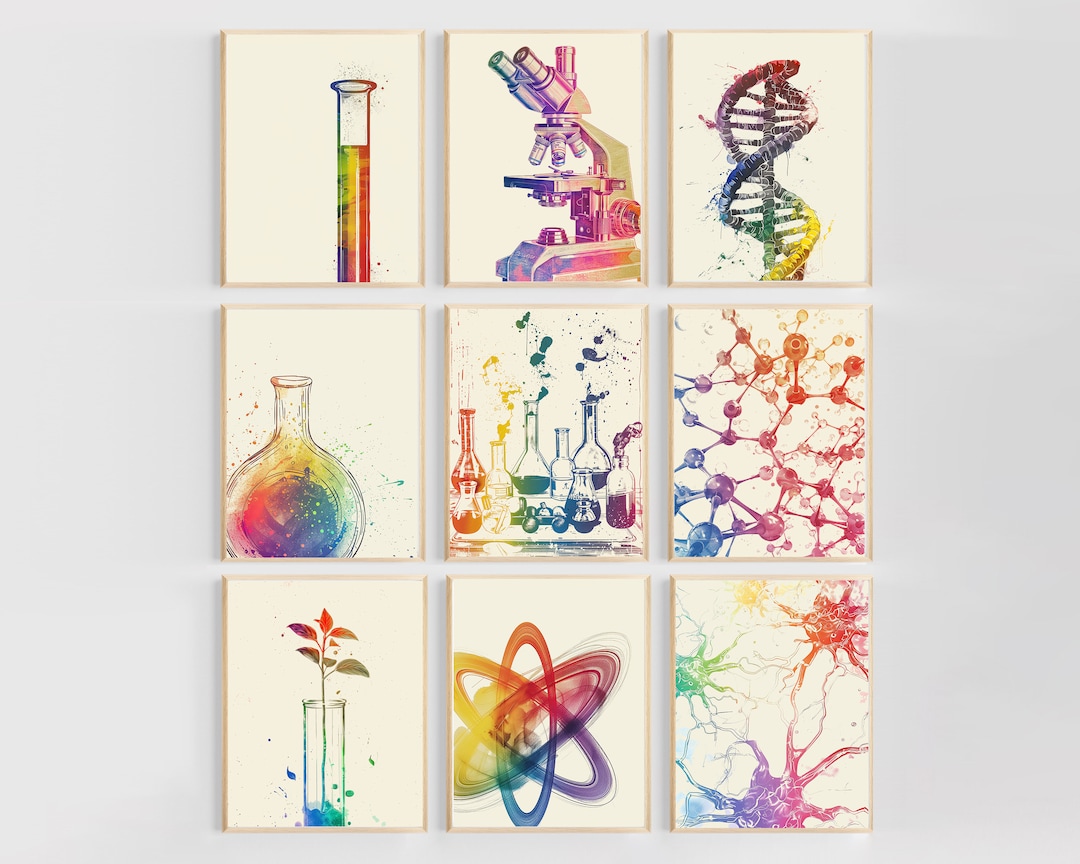 Science Class Posters | Science Gallery Wall | Science Teacher Bulletin ...