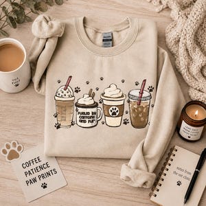 Vet Sweatshirt | Vet Coffee Shirt | Vet Tech Sweatshirt | Vet Med Coffee Lover Veterinarian Shirt | Vet Tech Gifts | DVM Veterinary Gift