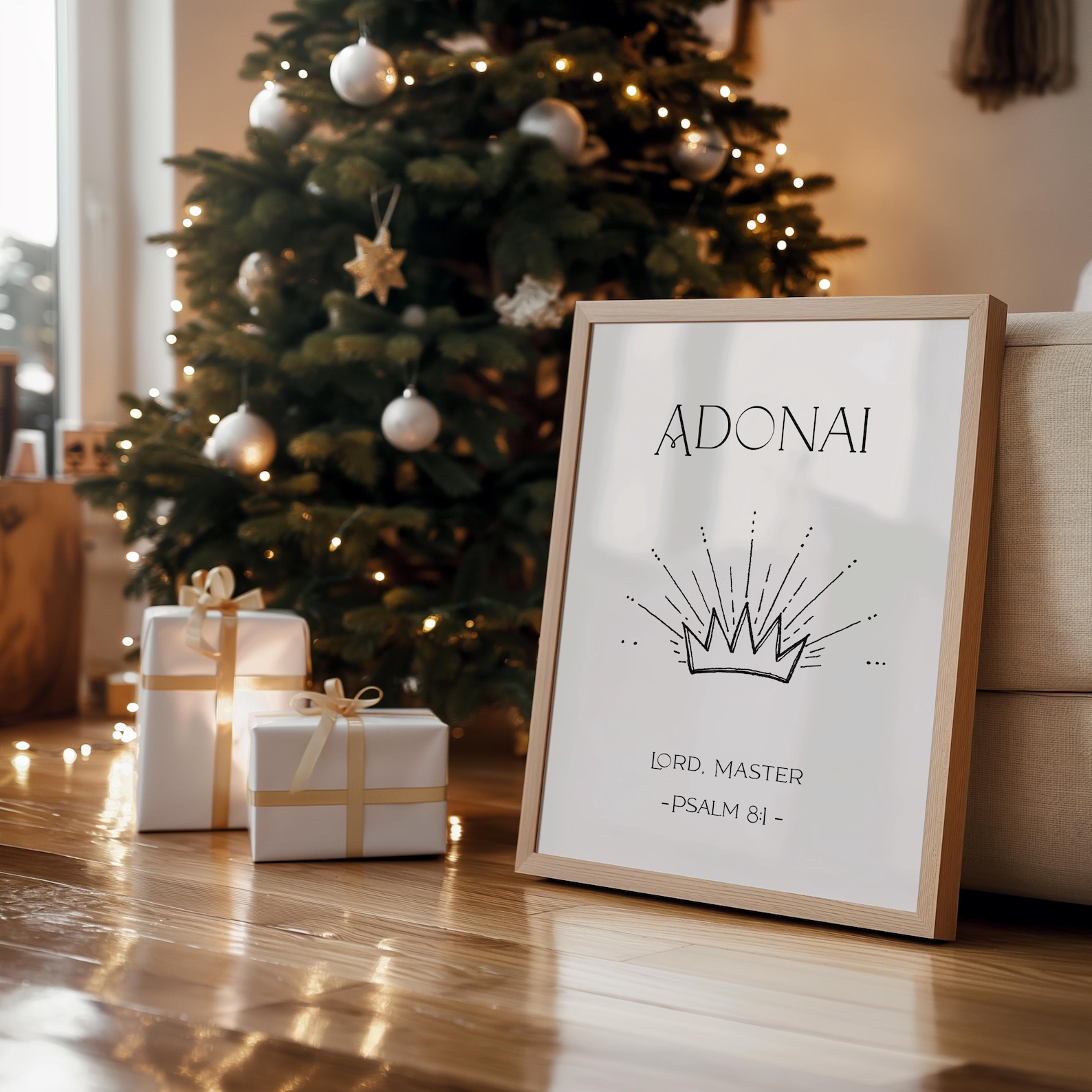 14 Names of God Poster Set | Minimalist Christian Wall Art | Old ...