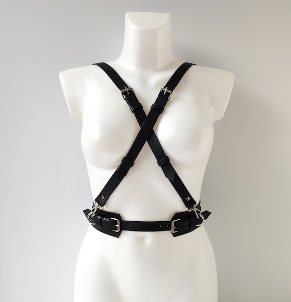 Leather Thigh Harness, Genuine Leather Garter Belt, Unisex Bottom Harness,  Plus Size Waist Harness, Leather Body Harness Women, Leg Bondage -   Canada