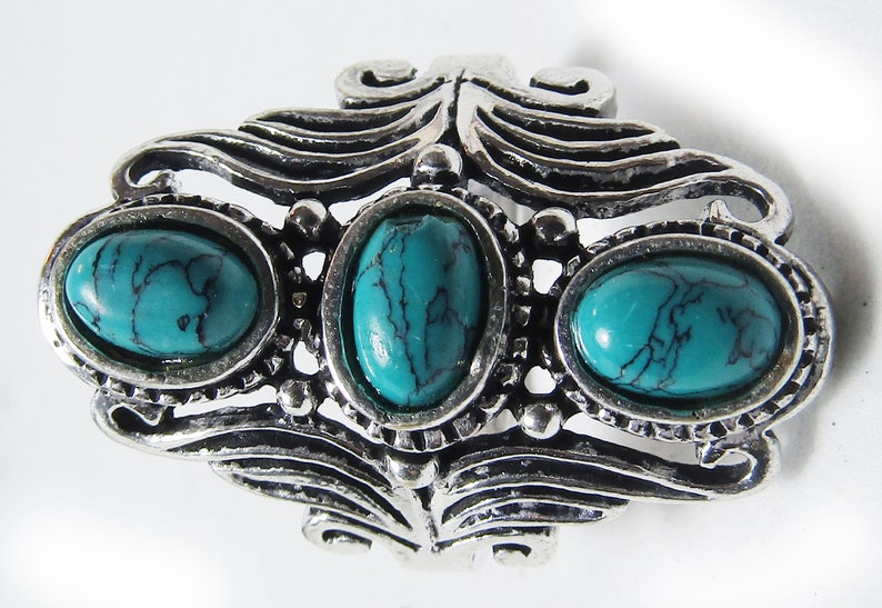 Turquoise woman Quantity limited Popular overseas ring