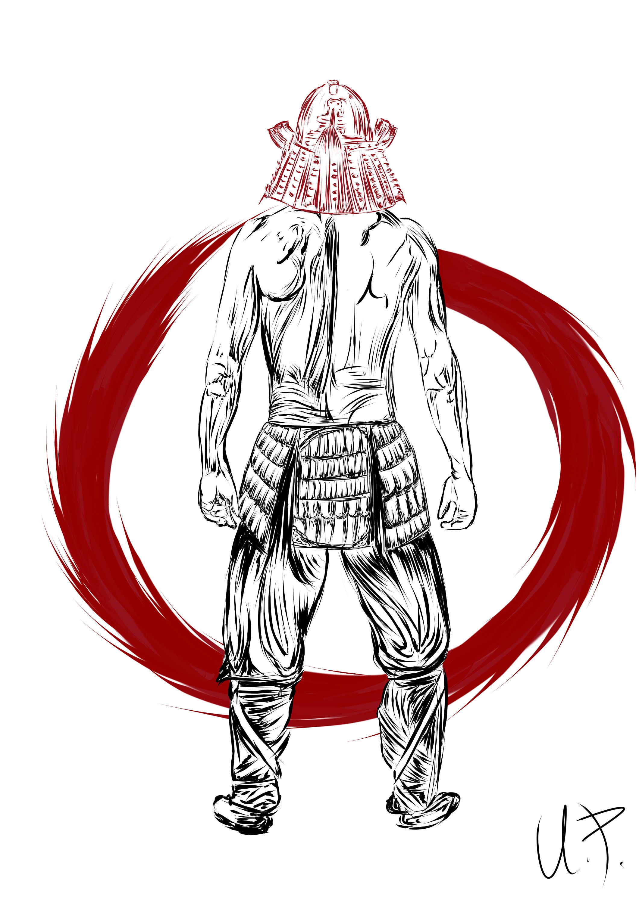 黒鯛工房SAMURAI178 Masaki Model Shirtless Samurai - Etsy Denmark