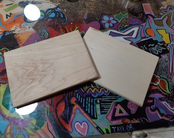Wood Burning Blanks 5.75"×8" Bass & Cherry