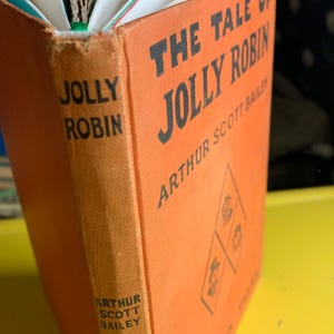 El cuento de Jolly Robin (1917): diario vintage, cuaderno reciclado y álbum de recortes para niños