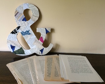 Páginas libro antiguo / papel de Scrapbook / papel Decoupage / fuente del arte