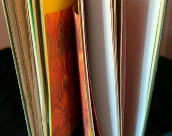 El Tesoro Dorado (1913) - Diario antiguo / Cuaderno reciclado / Álbum de recortes de lectura escolar