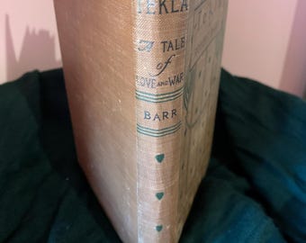 Tekla (1898) - Diario vintage / Cuaderno reciclado / Álbum de recortes pequeño