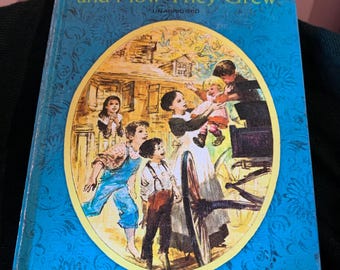 Five Little Peppers (1965): diario antiguo, cuaderno reciclado y álbum de recortes de biblioteca clásica