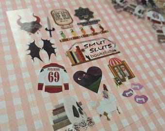 Romance Books 4x6 Planner Sticker Sheet
