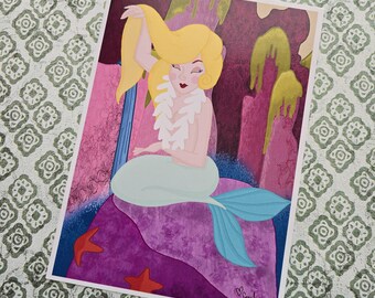 Mermaid 5x7 Print