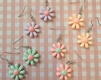 Flower Dangle Earrings