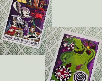 Nightmare Tarot Cards 5x7 Print