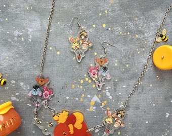Double Sided Pooh Bear Balloon Set