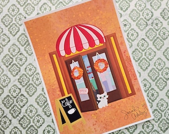 Pumpkin Spice Book 5x7 Print