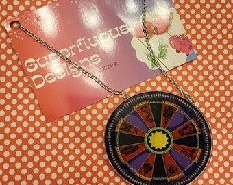 PRE ORDER Acrylic NBC Oogie Wheel Necklace