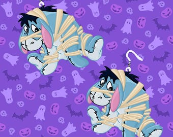 PRE ORDER 2" Mummy Eeyore Dangly Earring Set