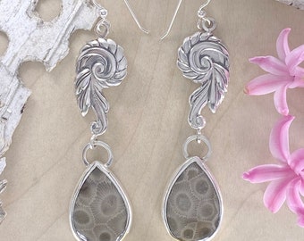 Petoskey Stone Earrings