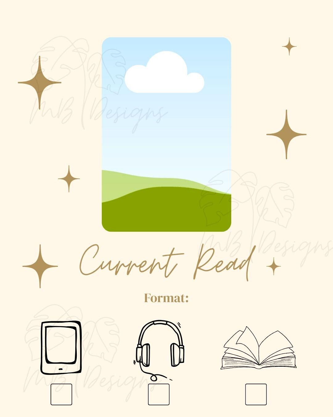 Current Reading Format Current Read Template, Digital Template - Etsy