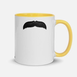 Freddie Mercury Mustache Mug - 11 oz Ceramic - Great Gift for Freddie Mercury, Bohemian Rhapsody, and Queen Music Fans!