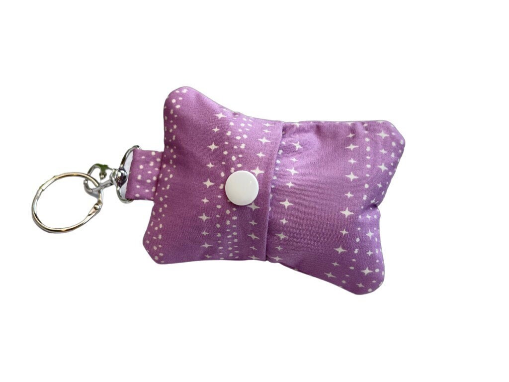 Pet Supplies Purple Petunias Dog Waste Bag Dispenser Poop Bag Holder