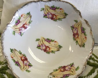 Vintage Fruit Bowl, Vintage China, Vintage Serving Bowl